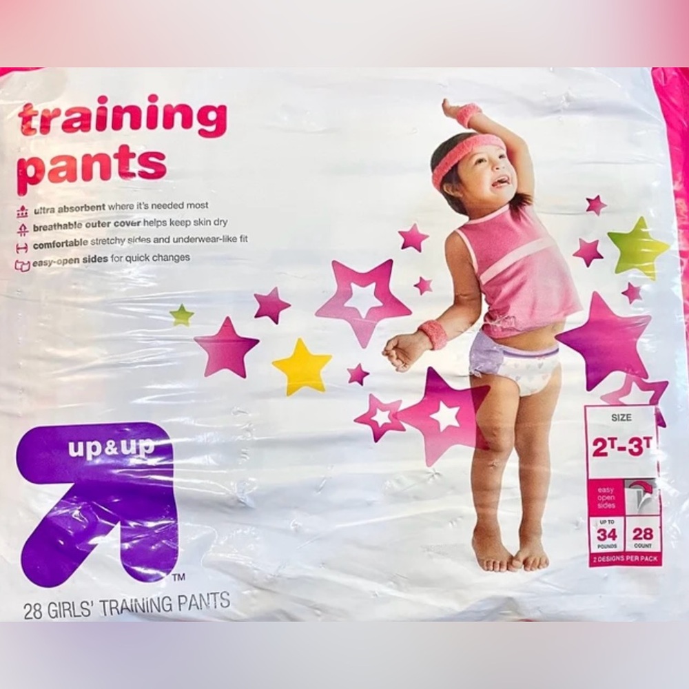 Up & Up Girls Training Pants - Size 2T-3T